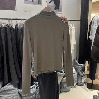 MOMENT/RECOVER东大门㊣代购女装新品热卖长袖T恤两面穿围巾