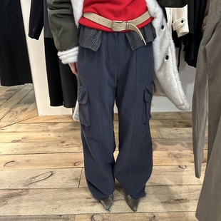 CREAMVILLA东大门㊣实拍女士新款人气休闲25秋冬休闲裤工装裤