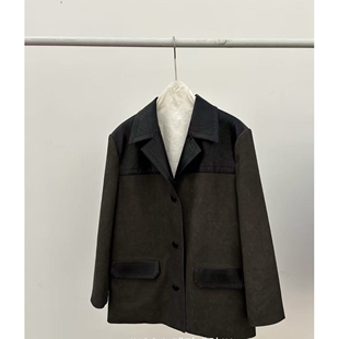 eter/VERSO东大门㊣代购女装新品时尚25秋冬推荐热卖夹克皮革