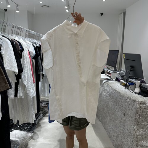 NEROLI 36韩国代购㊣女装新款热卖休闲人气推荐衬衫亚麻布