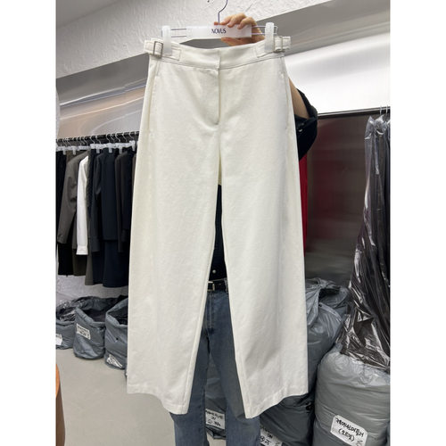 NOVUS韩国代购㊣女装新款25秋冬推荐真品人气休闲裤斜纹棉布