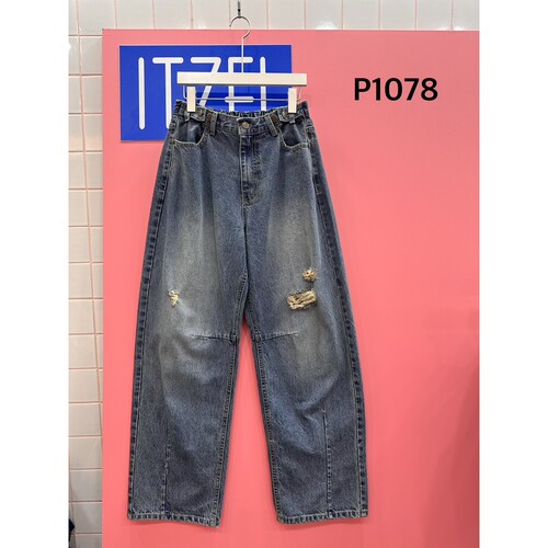 ITZEL㊣韩国东大门直邮女士新品休闲26春夏热卖推荐时尚牛仔裤