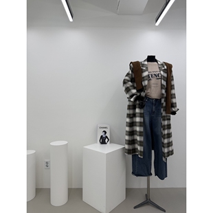 RED-A㊣东大门代购女士26秋冬新品真品中长款大衣经典长款