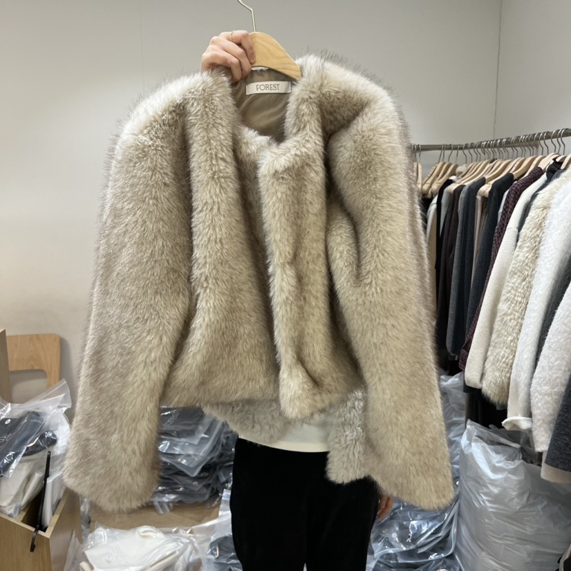 FOREST东大门㊣实拍女装新品真品休闲人气25秋冬短款大衣