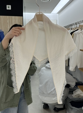 WRITTEN BY韩国直邮㊣女士新品推荐时尚休闲围巾披肩蕾丝围巾