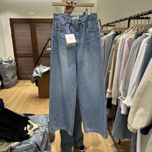 GILLI韩国直邮㊣女士新品时尚热卖25秋冬真品人气休闲牛仔裤