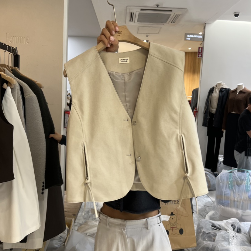 Lamagie Femme 东大门㊣代购女装新款热卖25秋冬休闲马甲