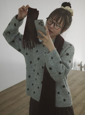 VIVACITY韩国代购㊣女装新品真品休闲时尚人气针织衫不含围巾