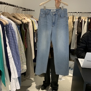 PLATE韩国代购㊣女士新品时尚人气休闲真品推荐热卖25秋冬牛仔裤