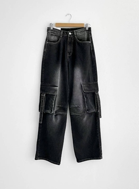 STYLE LAB东大门㊣代购女装新款真品人气休闲25秋冬牛仔裤