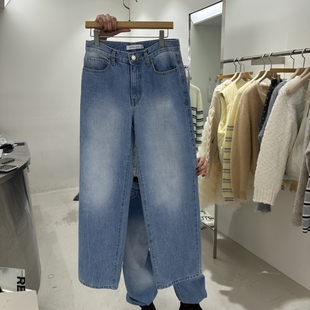 REPELLER韩国直邮㊣女装新款休闲人气热卖25秋冬牛仔裤春款