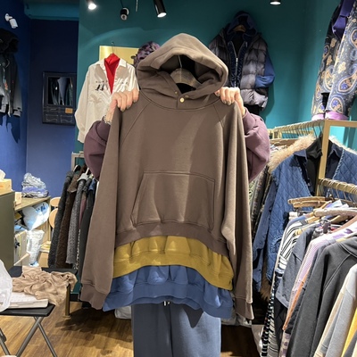 MERCI LINDA韩国代购㊣女士新品休闲热卖卫衣连帽衫内里绒