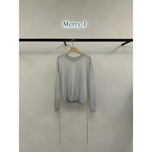 推荐 MERRY J韩国直邮㊣女士新款 热卖 休闲人气26春夏针织衫