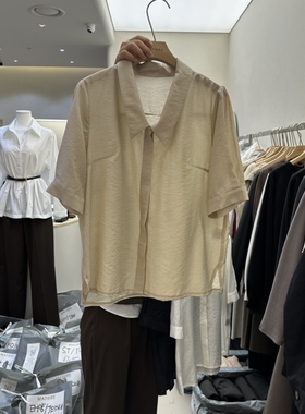 MATIERE韩国代购㊣女装新款时尚真品人气推荐热卖休闲26春夏衬衫