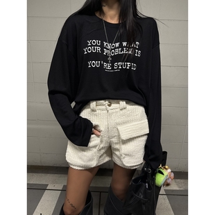 ABBEYLEE东大门㊣直邮女装新品人气推荐时尚热卖休闲长袖T恤