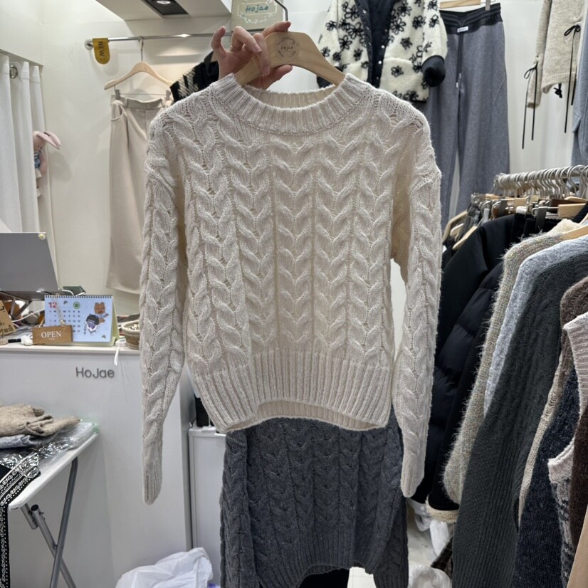 MID-LEVEL JUMP东大门㊣实拍女装新款真品25秋冬人气毛衣