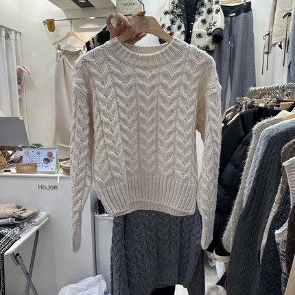 MID-LEVEL JUMP东大门㊣实拍女装新款真品25秋冬人气毛衣