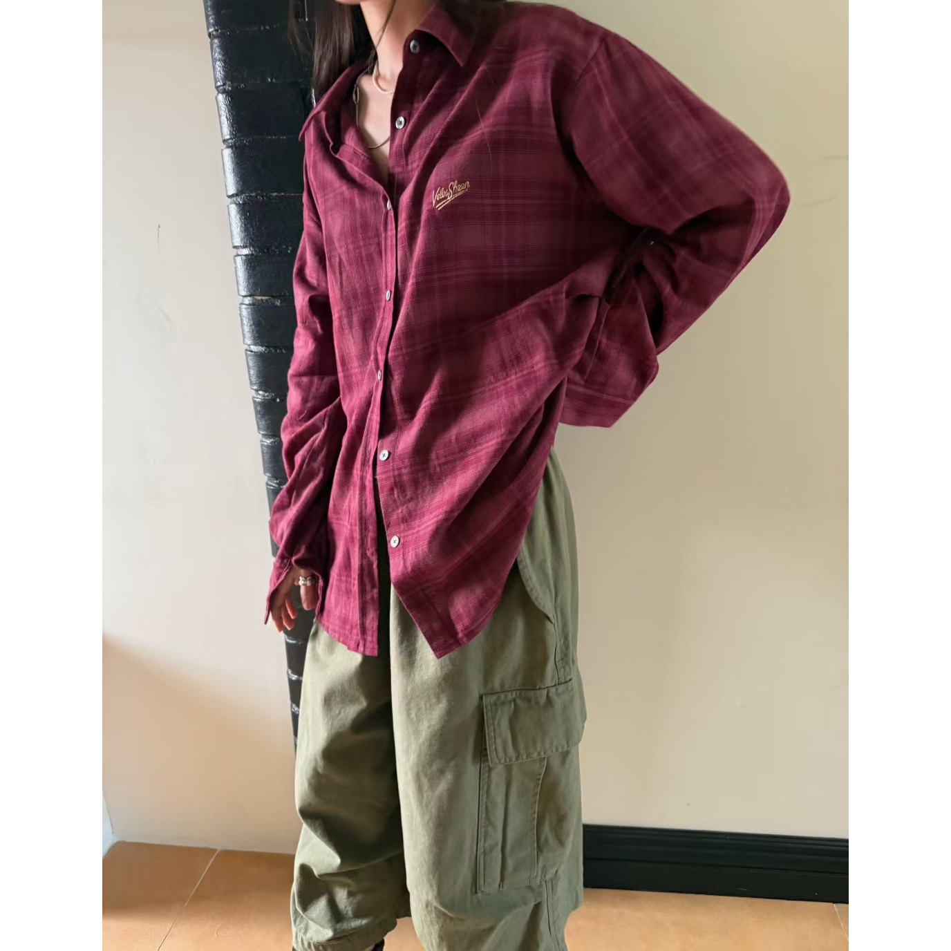 STANDING东大门㊣代购女装新品时尚热卖25秋冬休闲推荐衬衫