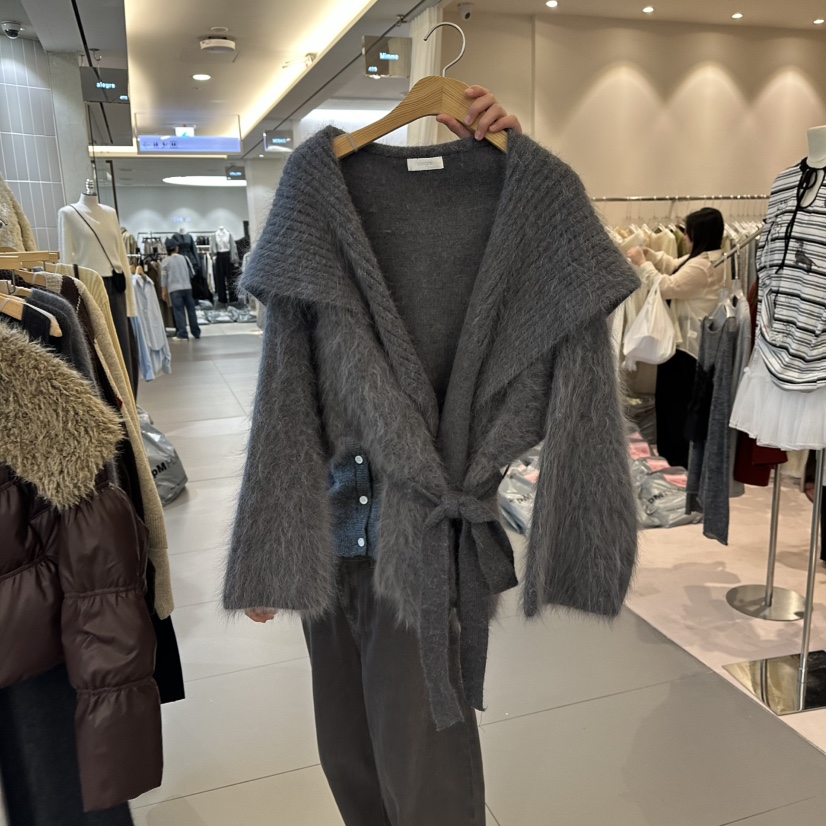 ALEGRE韩国代购㊣女装新品真品推荐休闲针织衫安哥拉羊毛衫