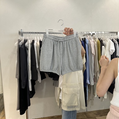 CREAMVILLA㊣韩国直邮实拍女装新款时尚26春夏休闲短裤华夫格