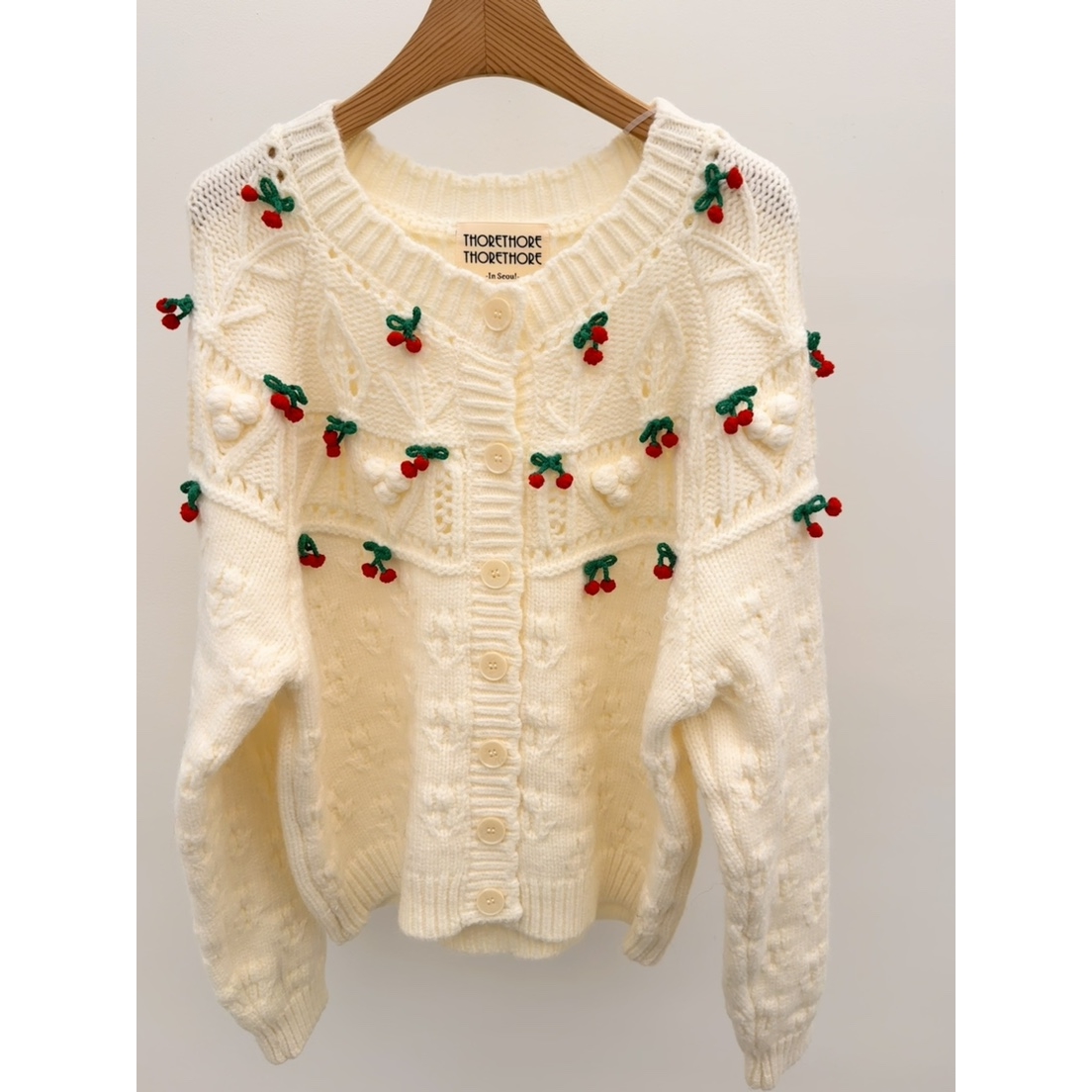 THORE韩国代购㊣女士新款时尚热卖25秋冬真品推荐休闲人气毛衣