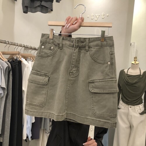 TAKE YOUE TIME㊣韩国直邮实拍女士新款时尚热卖短裙工装