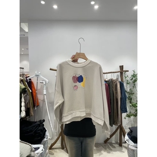 BLOOM-S韩国代购㊣女士新品25秋冬休闲推荐真品卫衣不内里绒