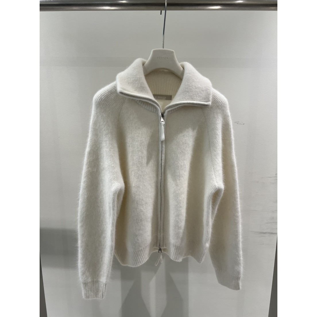 MENTOR东大门㊣代购女士新款25秋冬人气真品热卖针织衫拉链