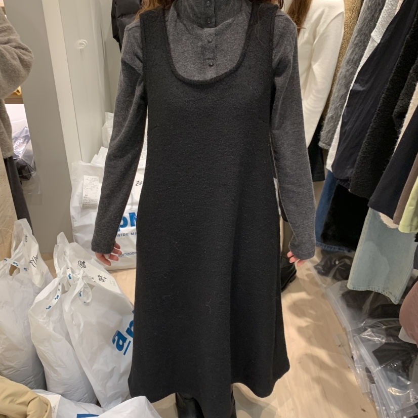 LIFFEY东大门㊣实拍女装新款休闲时尚25秋冬连衣裙不含内搭