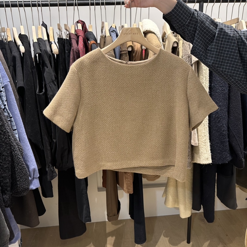 OVERTAKE韩国代购㊣女士新款推荐25秋冬休闲时尚真品热卖衬衫