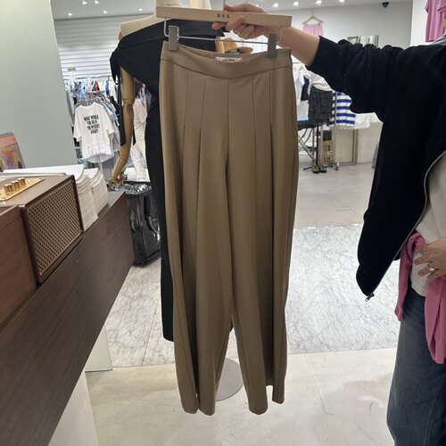 BES SEOUL韩国东大门代购㊣女装新品人气休闲时尚休闲裤褶裥