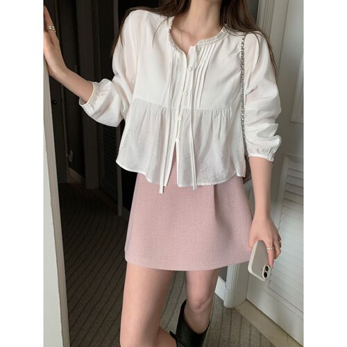 MELLOUNGE-2件起韩国东大门代购㊣女士新品休闲人气热卖衬衫