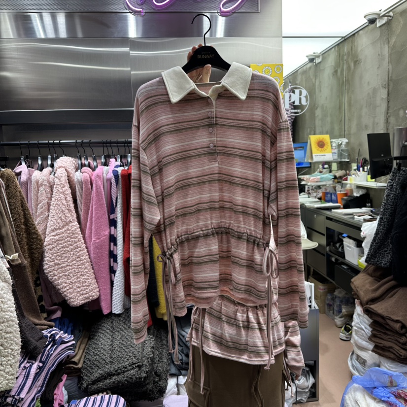 RUNWAY东大门㊣直邮女士新款时尚25秋冬人气热卖推荐长袖T恤