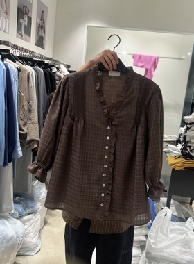 BROT韩国代购㊣女装新品推荐真品时尚休闲人气热卖25秋冬衬衫