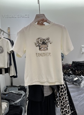 VISUAL SPACE韩国直邮㊣女装新款人气推荐真品热卖25秋冬T恤