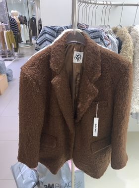 Seolo seoul东大门㊣实拍女装新款休闲推荐人气夹克马海毛