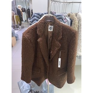 Seolo seoul东大门㊣实拍女装新款休闲推荐人气夹克马海毛