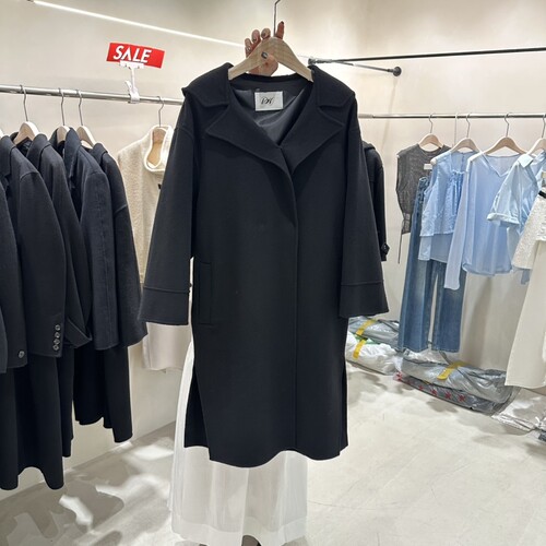 Color B韩国代购㊣女装新品时尚热卖真品人气推荐中长款大衣