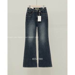 PROJECTSALT东大门㊣代购女装新品时尚推荐25秋冬热卖牛仔裤