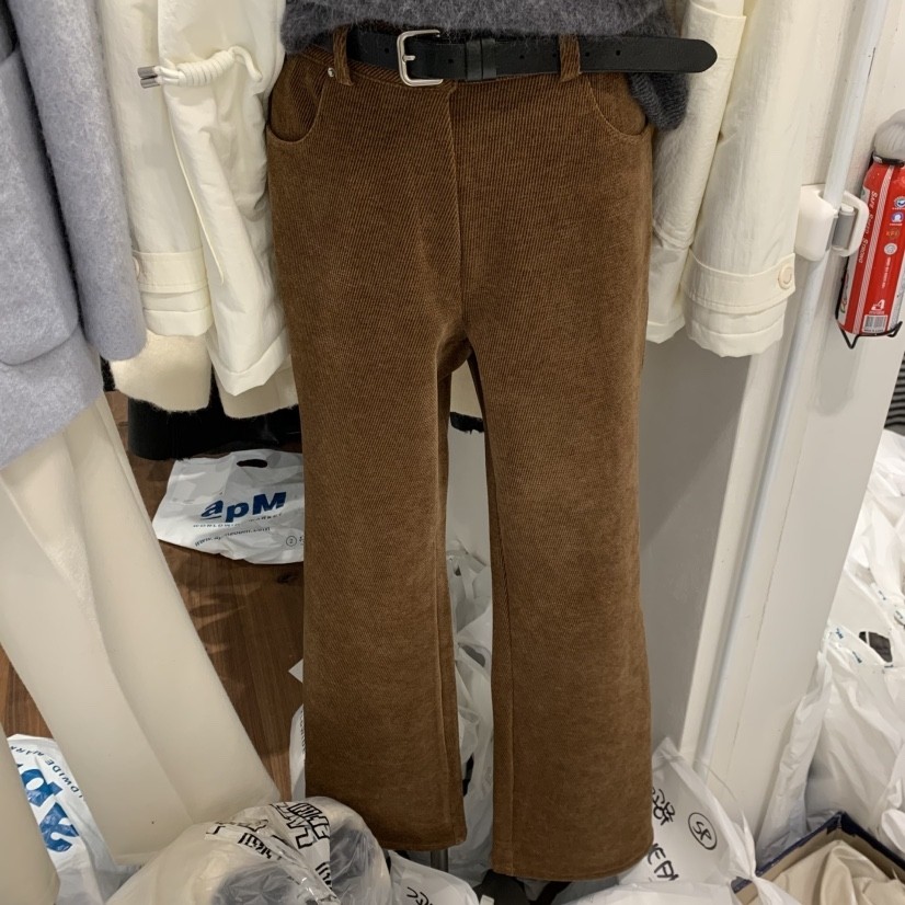 UNDERSTANDING东大门㊣代购女士新品人气休闲裤不含腰带灯芯绒