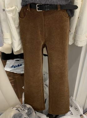 UNDERSTANDING东大门㊣代购女士新品人气休闲裤不含腰带灯芯绒