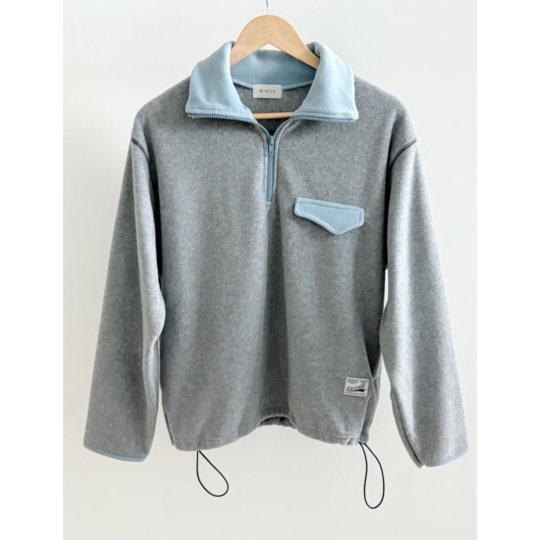 BINUS东大门㊣代购女士新品真品推荐25秋冬时尚卫衣羊毛混纺