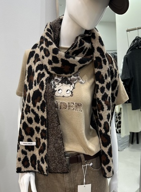 VISUAL SPACE韩国代购㊣女士新款休闲人气25秋冬热卖围巾披肩