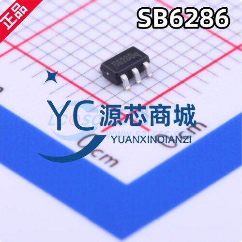 原装正品 SB6286 丝印B628 封装SOT23-6 1.2MHz 升压转换器芯片