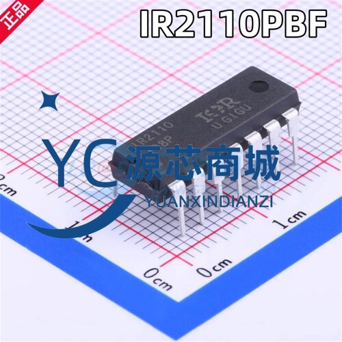 原装正品 IR2110PBF 封装DIP-14 高侧和低侧栅极驱动器IC器芯片
