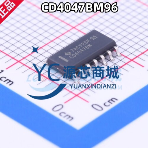 原装正品 CD4047BM96 封装SOP14 全新CMOS低功耗单稳态多谐振荡器