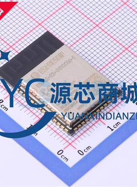 乐鑫 ESP32-S3-WROOM-1-N16R8 Wi-Fi+蓝牙 16MB 32位双核MCU模组