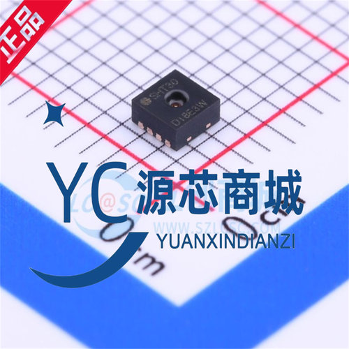 原装正品 SHT30-DIS-B2.5KS 封装DFN8 SHT30 温湿度传感器芯片