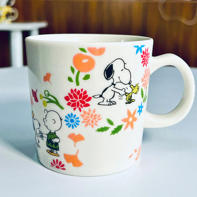 史努比snoopy五十周年限定陶瓷卡通马克杯水杯咖啡杯喝水杯牛奶杯