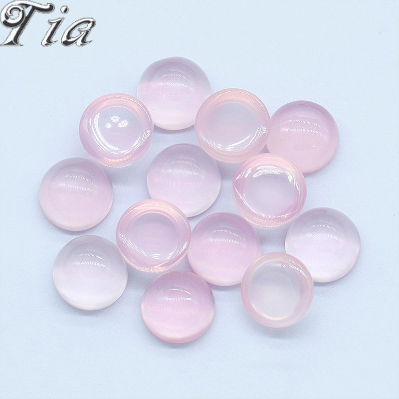 天然粉晶晶体干净透亮